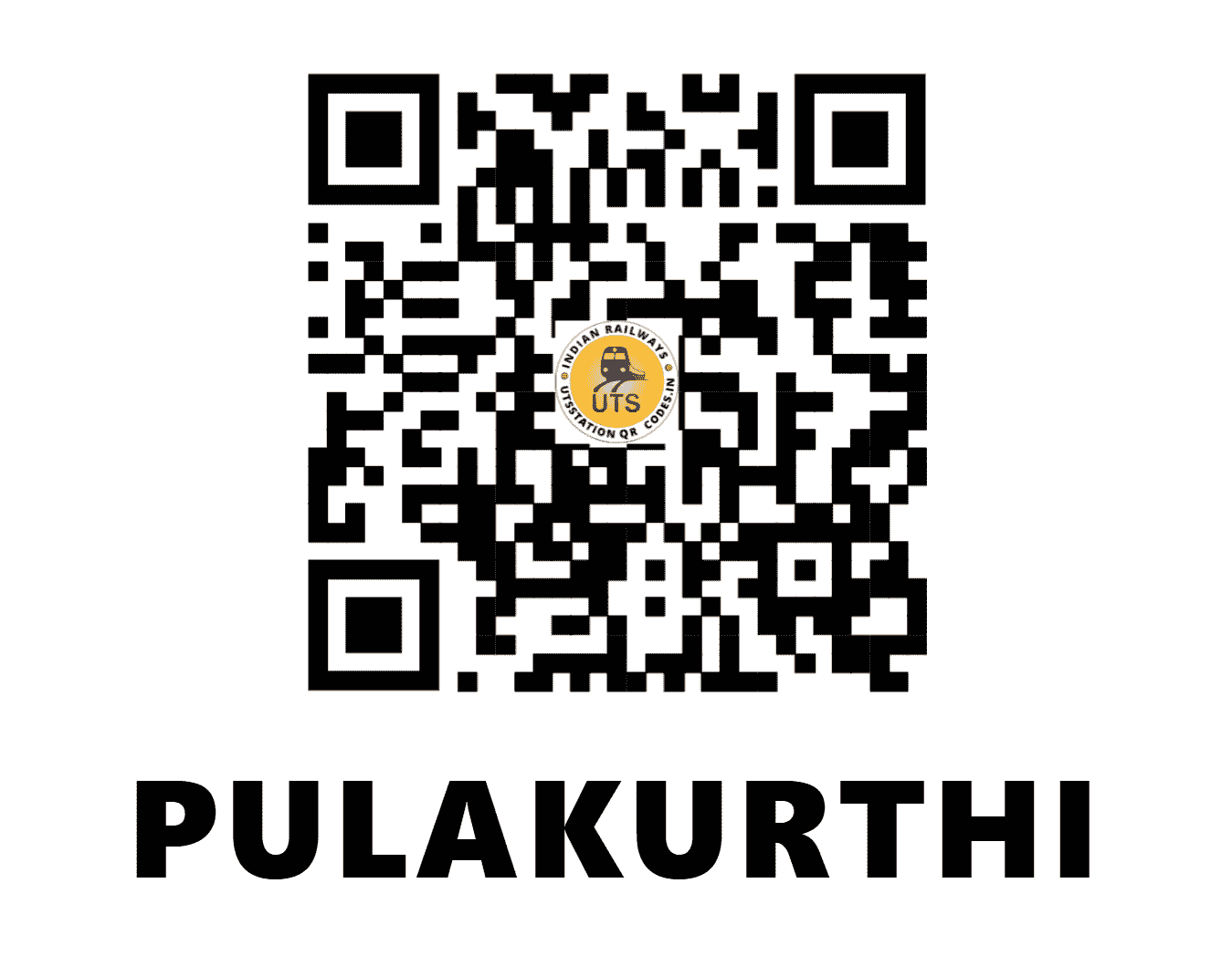 UTS QR Code for PULAKURTHI - PLQ (SW - ANDHRA PRADESH)
